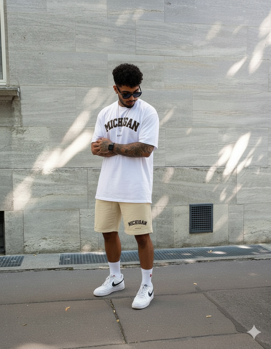 Camisa Oversize con pantaloneta