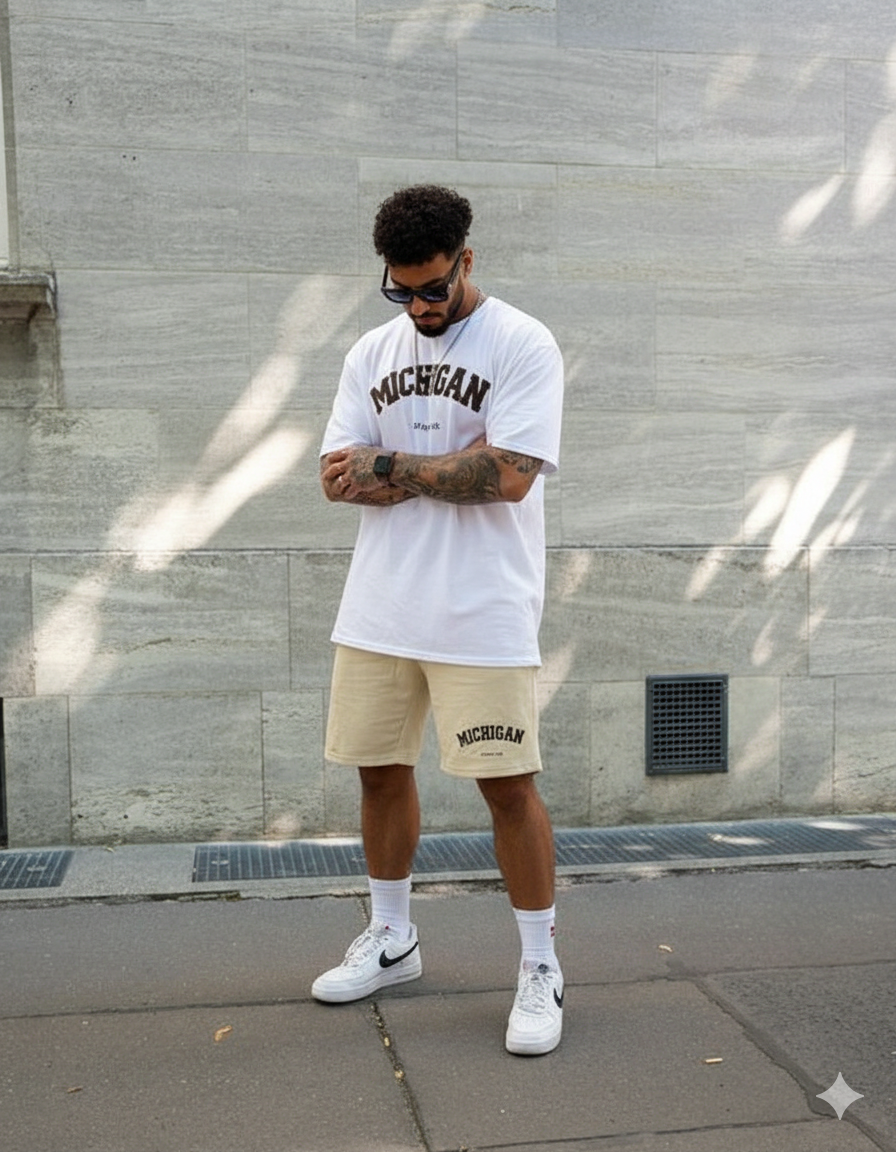 Camisa Oversize con pantaloneta